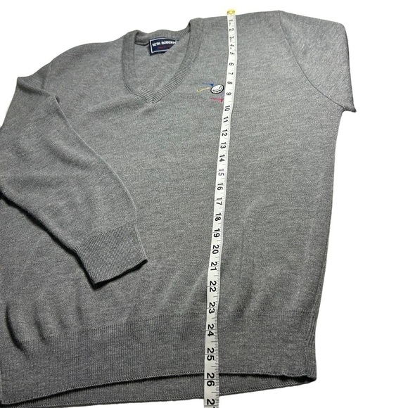 Seth Roberts V Neck Long Sleeve Golf Polo Sz Lrg - Picture 8 of 10